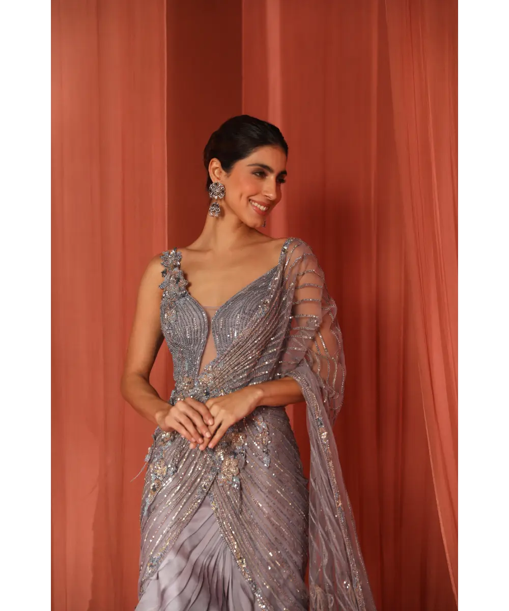 ADAARA COUTURE - Floral dream saree
